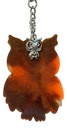 Brown Owl Key Chain