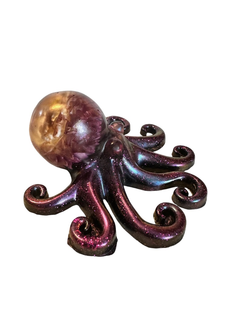 Glittering Tentacle Resin Octopus 