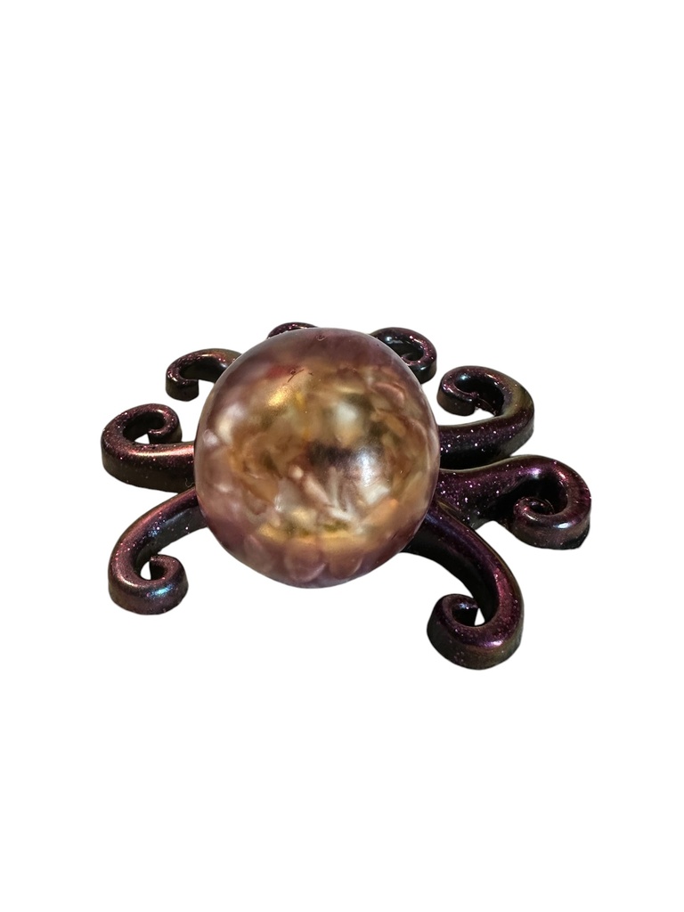 Glittering Tentacle Resin Octopus 
