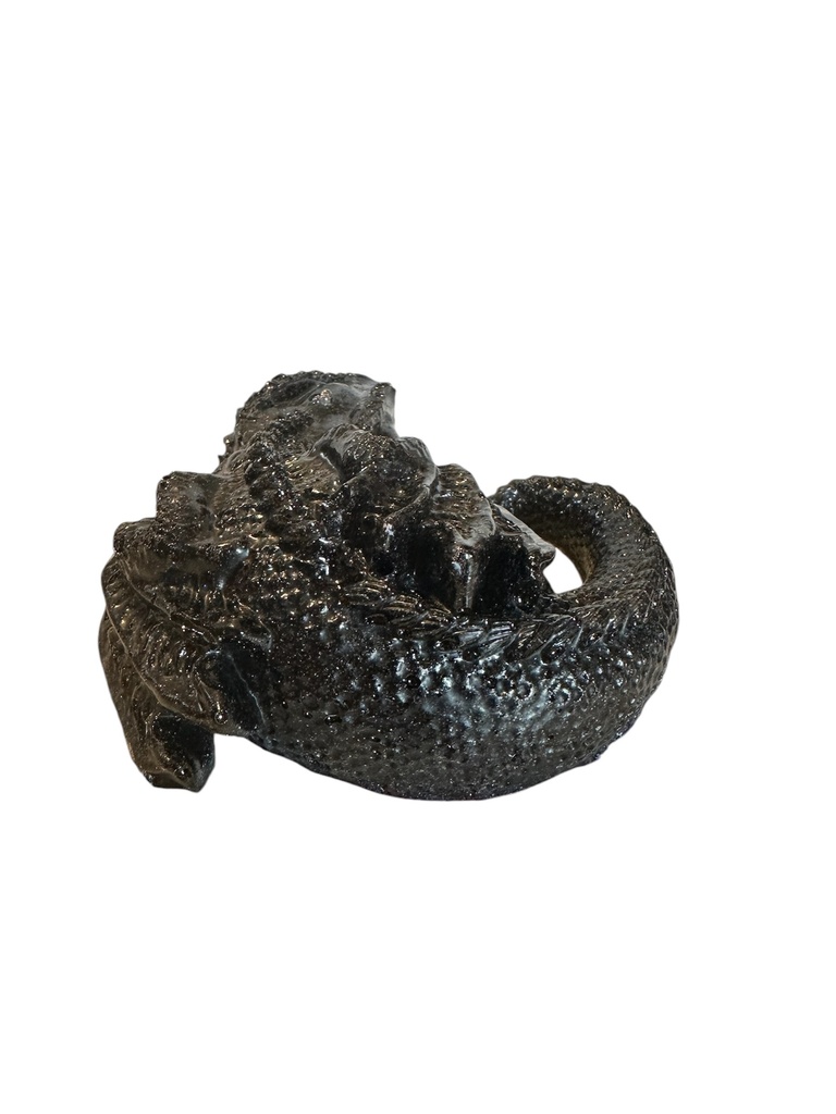 Onyx Glitterwing 3D Dragon Resin   