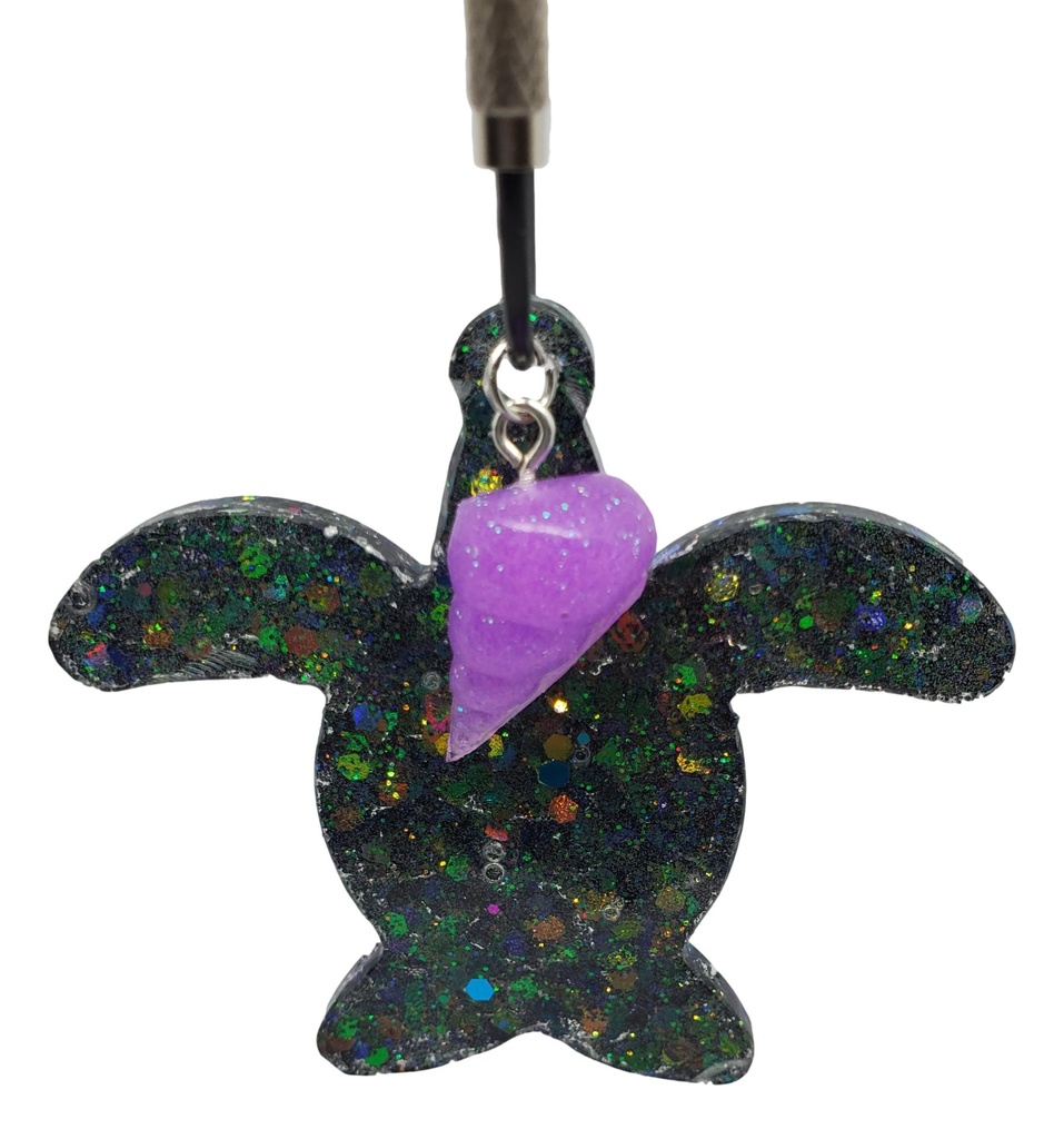 Multi-coloured Sea Turtle Keychain