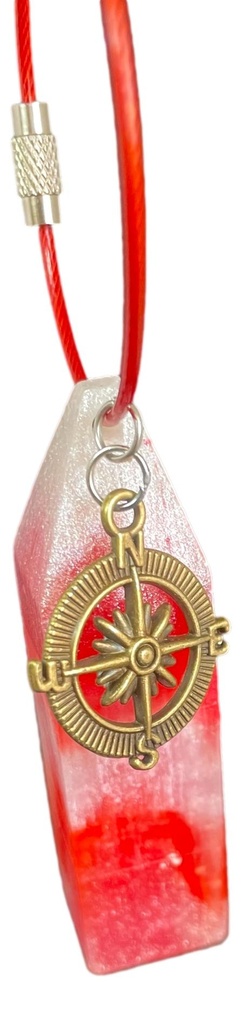 Red & White Buoy Keychain