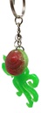 Bright Green Octopus Keychain