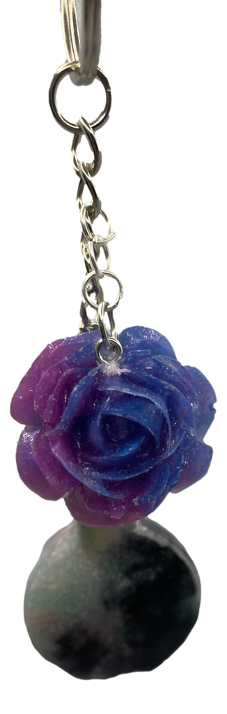 Grey and Pink  Bong  Keychain