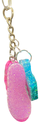 Pink Glitter Runner Keychain