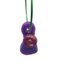 Purple Shell Sandal Key Chain