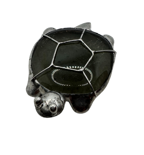 Handcrafted Glass & Solder Turtle