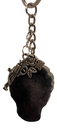 Grey Pirate Skull Keychain