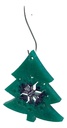 Green & Purple Tree Ornament