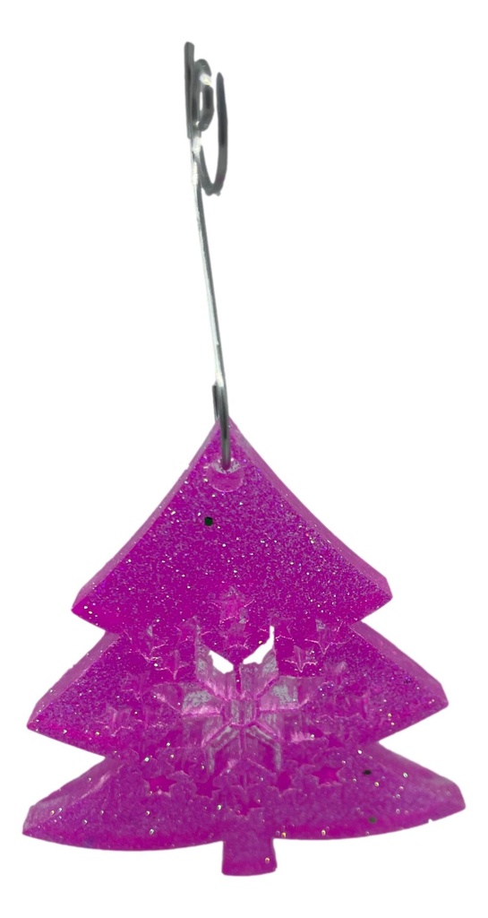 Pretty Pink Snowflake Tree Ornament