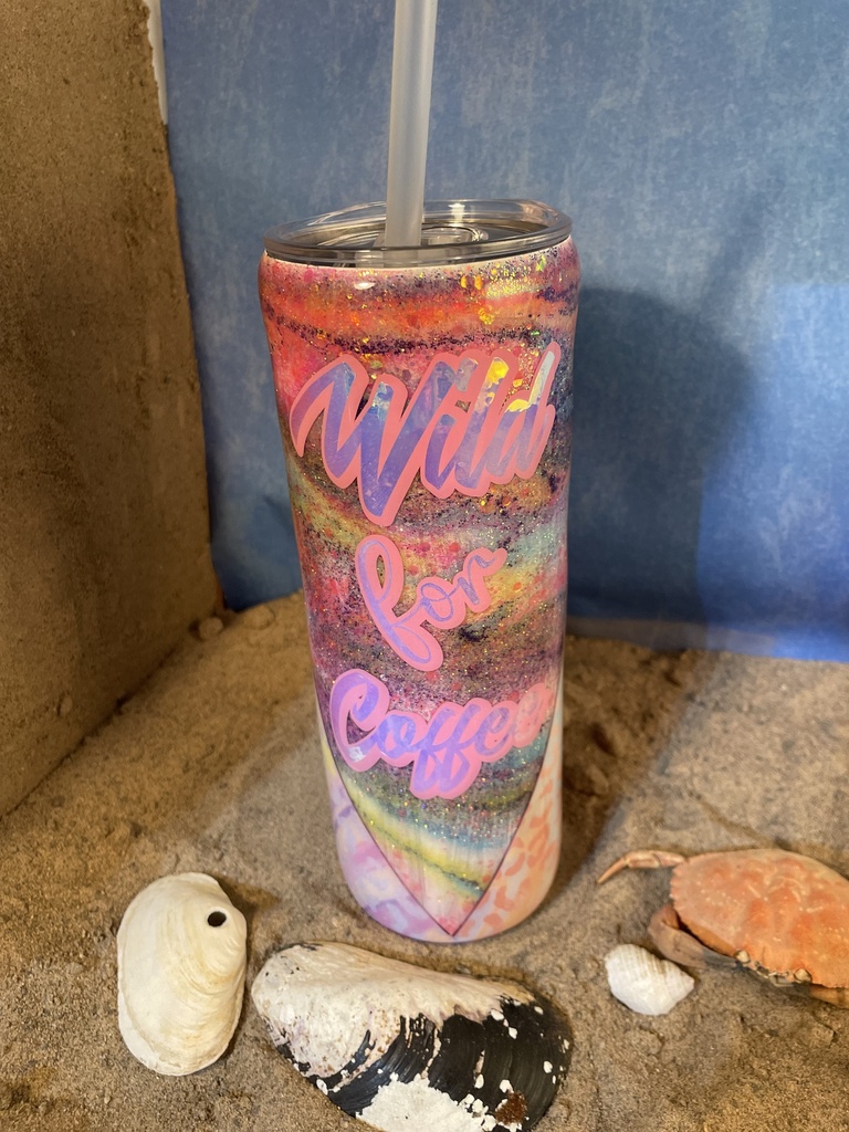 Wild for Coffee 20oz Skinny Tumbler