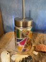 Stained Glass Effect Mason Jar Tumbler