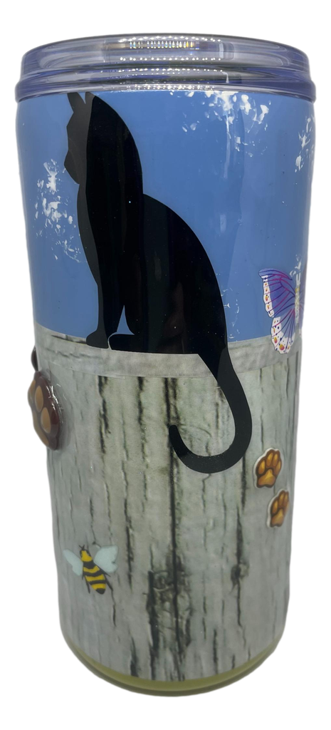 Pets on the Fence 16oz Tumbler
