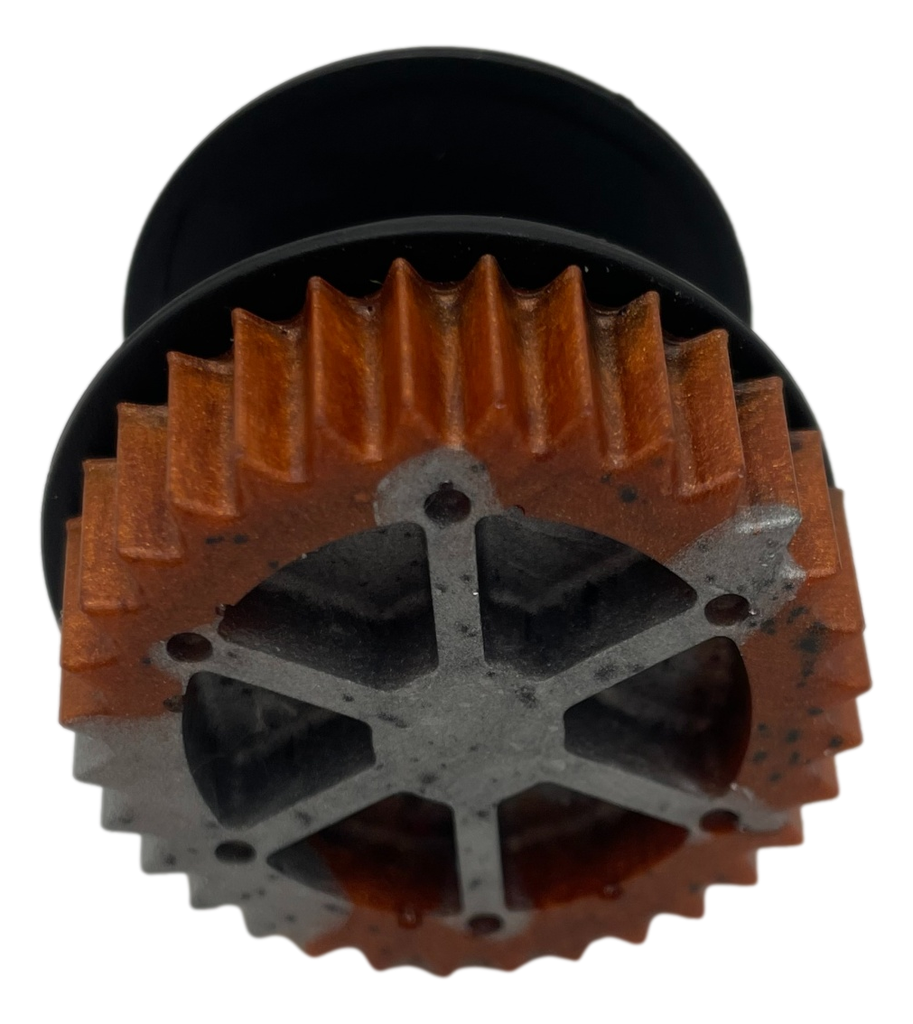 Silver & Copper Gear Phone Stand