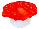 Gold Flecked Red Geode Phone Grip