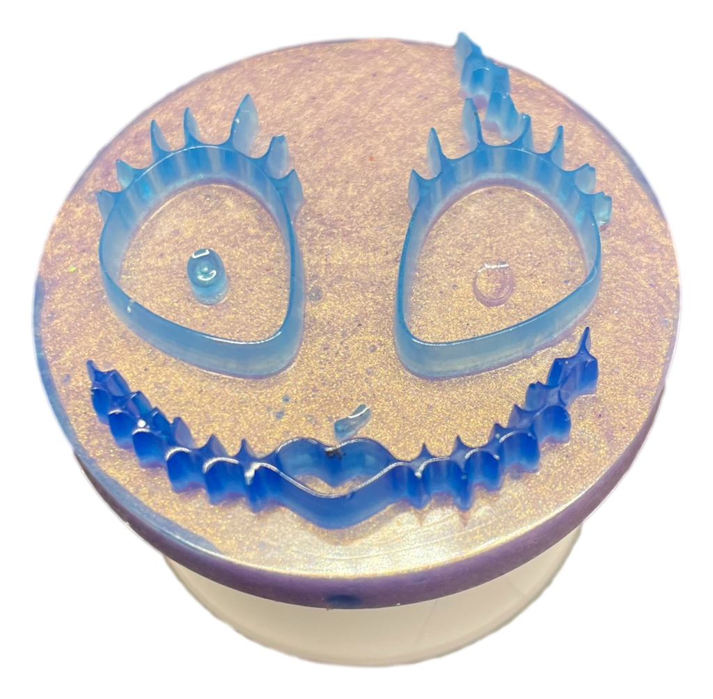 Round Lavender Jack Phone Socket