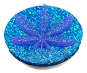 Glitter on Glitter Pot Leaf Phone Socket