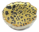 Gold & Black Leopard Geode Phone Stand