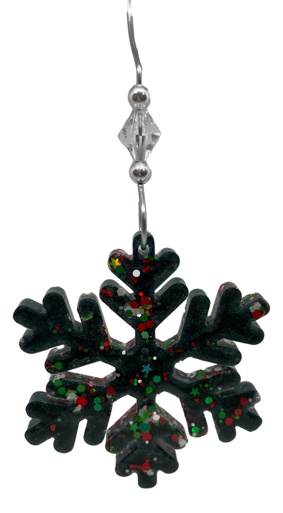 Colourful Snowflake Tree Ornament