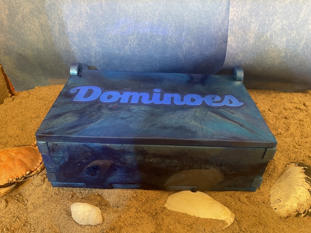 Large Storage Box in Gorgeous Blues