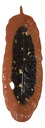 Copper, Black & Gold Resin Feather Tray
