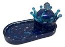 Deep Blue & Teal Tray and Trinket Crown
