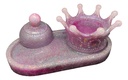 Shimmering Pink Tray and Trinket Crown