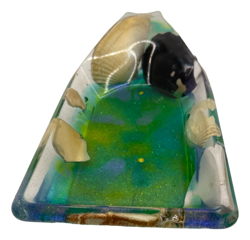 Square Spoon Rest Ocean Theme
