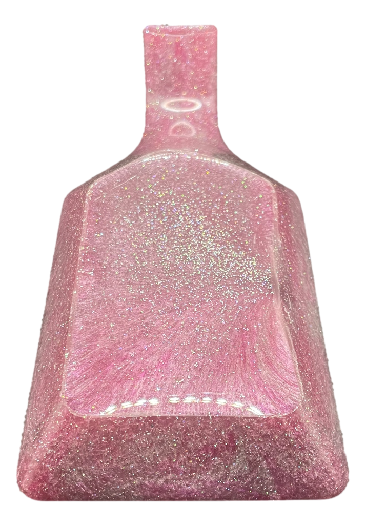 Square Spoon Rest Deep Pink Glitter