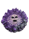 Purple Skull Resin Ashtray