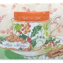 Happy Holidays Teacup Card
