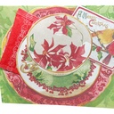 Cardinal Merry Christmas Teacup Card