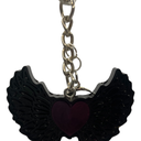 Black Angel Wings Keychain
