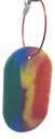 Rainbow Tie-Dye Key Chain/Luggage Tag