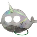 Grey Narwhale Keychain - Large