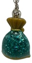 Sea Glitter in a Bag Key Chain
