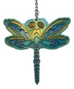 Green Dragonfly Keychain