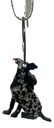 Black & White Dog Keychain