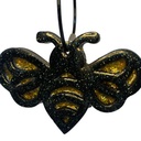 Black & Yellow Bee Keychain