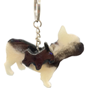 Black & White Frenchie Keychain