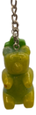 Yellow and Green Teddy Bear Keychain