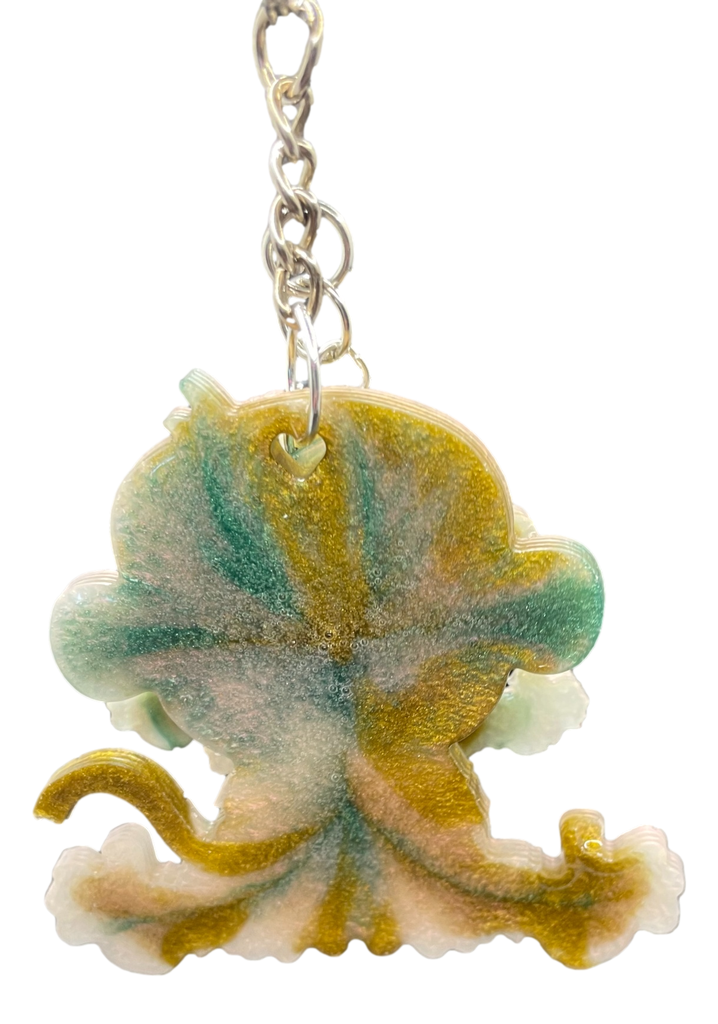 Natural Coloured Monkey Keychain