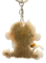 Brown & Orange Monkey Family Keychain