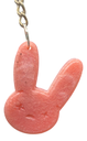 Pink Bad Bunny Keychain