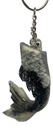 Black & White Mermaid Tail Keychain