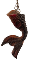 Brown & Black Glistening Mermaid Tail Keychain