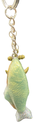 Green & Orange Fish Keychain