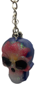 Black-eyed Purple Skull Keychain