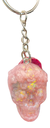 Pink Candy Skull Keychain