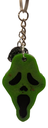 Bright Green Black Features Ghoul Keychain
